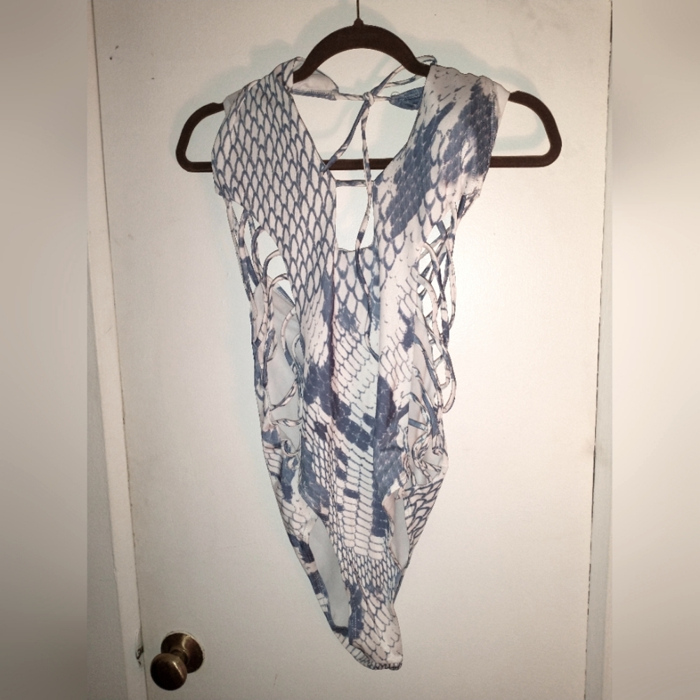 Strappy One Piece Bathing Suit